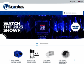 tronios.com screenshot