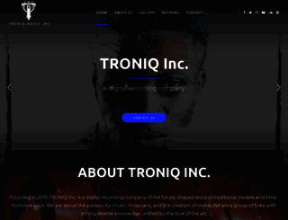 troniqmusic.com screenshot