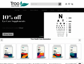 troohealthcare.com screenshot