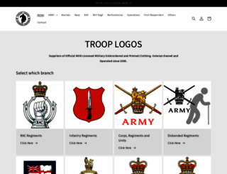 trooplogos.co.uk screenshot
