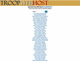 troopwebhost.org screenshot