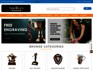 trophies-gifts.co.uk screenshot