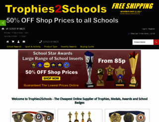 trophies2schools.co.uk screenshot