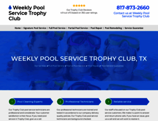 trophyclubpoolservice.com screenshot