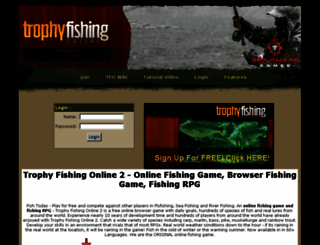 trophyfishingonline.com screenshot