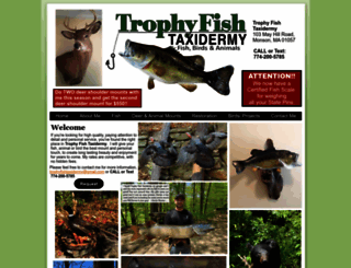 trophyfishtaxidermy.net screenshot