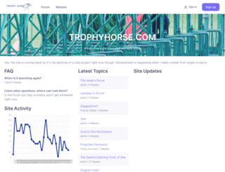 trophyhorse.com screenshot
