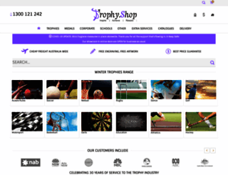 trophyshop.com.au screenshot