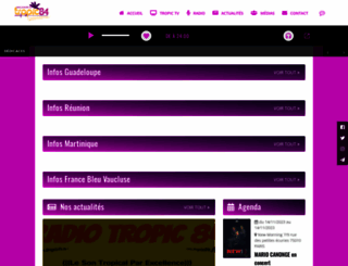 tropic84.fm screenshot