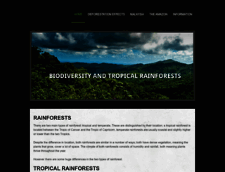 tropical-rainforest-destruction.weebly.com screenshot