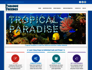 tropical.paradisefreebies.com screenshot
