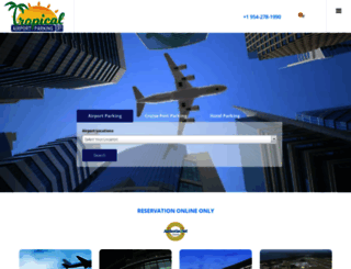 tropicalairportparking.com screenshot