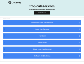 tropicalaser.com screenshot