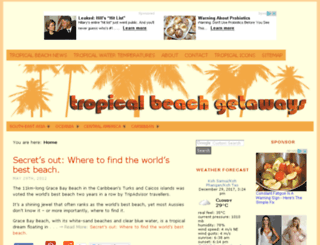 tropicalbeachgetaways.com screenshot