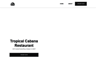 tropicalcabanarestaurant.com screenshot