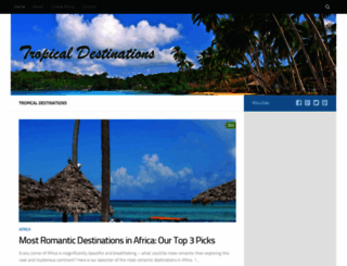 tropicaldestinations.info screenshot