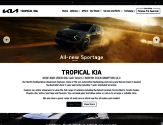 tropicalkia.com.au screenshot
