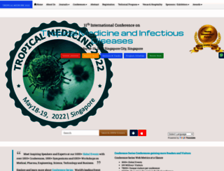 tropicalmedicine.infectiousconferences.com screenshot