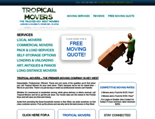 tropicalmovers.com screenshot