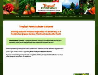 tropicalpermaculture.com screenshot