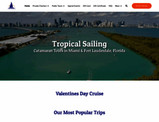 tropicalsailing.com screenshot