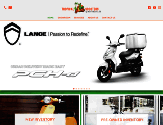 tropicalscooter.com screenshot