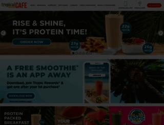 tropicalsmoothie.com screenshot