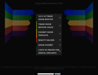 tropicaltrendsalon.com screenshot