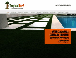 tropicalturf.com screenshot