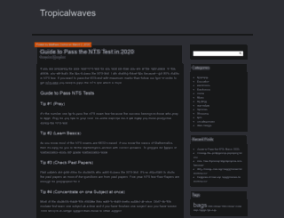 tropicalwaves.net screenshot