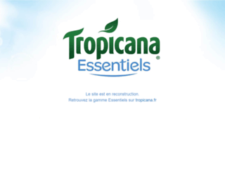 tropicana-essentiels.fr screenshot