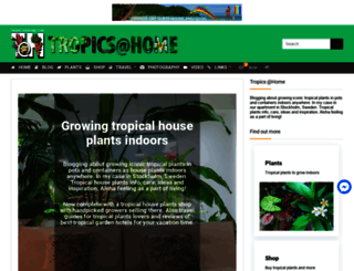 tropicsathome.com screenshot