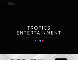 tropicsentertainment.com screenshot