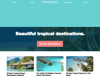 tropikaia.com screenshot