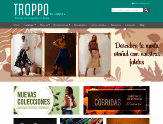 troppomoda.com screenshot