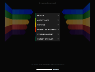 troubadour.net screenshot