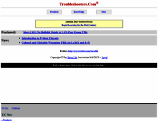 troubleshooters.com screenshot