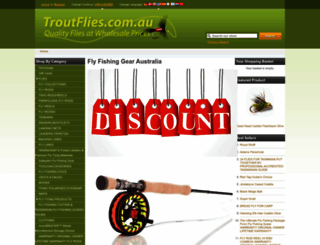 troutflies.com.au screenshot