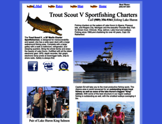 troutscoutcharters.com screenshot