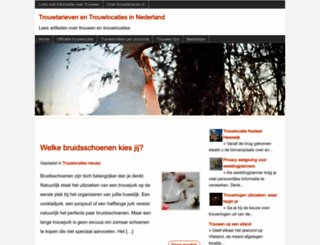 trouwtarieven.nl screenshot