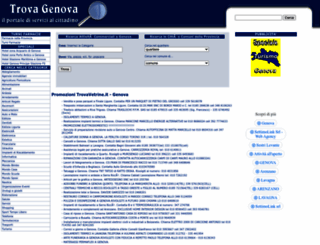 trovagenova.it screenshot