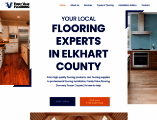 troyercarpets.com screenshot