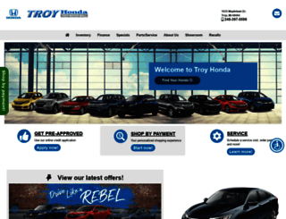 troyhonda.com screenshot