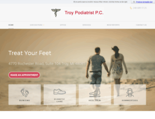 troypodiatristpc.com screenshot