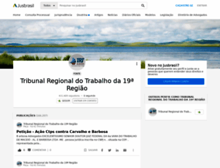 trt-19.jusbrasil.com.br screenshot