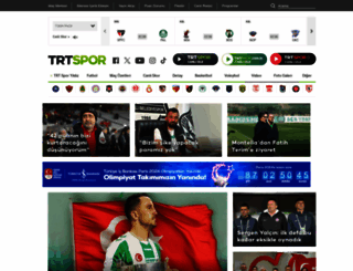 trtspor.com.tr screenshot