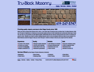 tru-blockmasonry.com screenshot