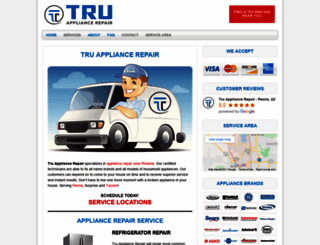 truapplianceinc.com screenshot