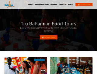 trubahamianfoodtours.com screenshot