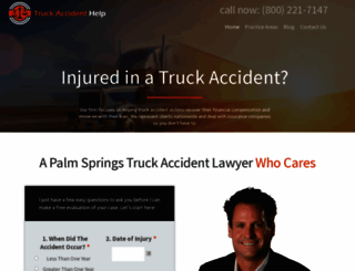 truck-accident-help.com screenshot
